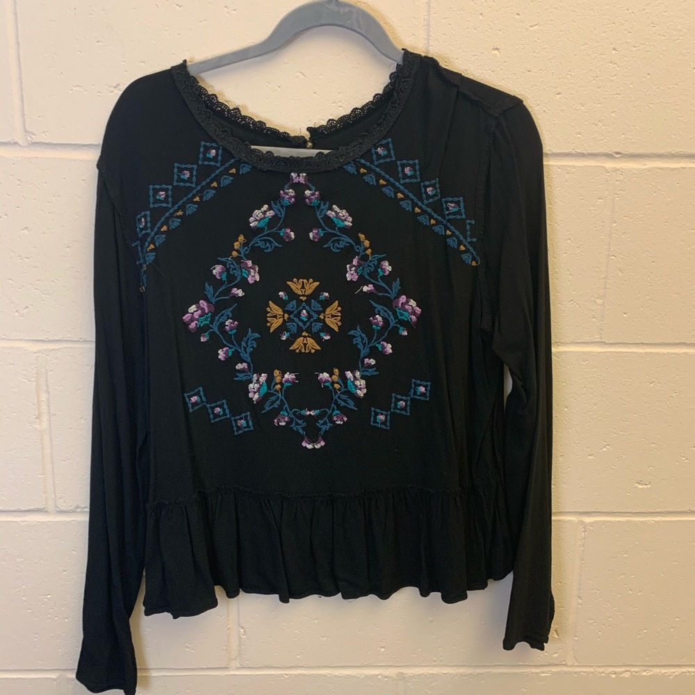 printed blouse
